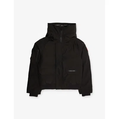 Canada Goose Kids' Youth Chilliwack Padded Bomber Jacket 6-16 Years In Black - Noir