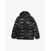 Canada Goose Black - Noir Youth Crofton Hooded Shell-down Jacket 7-16 Years In Black
