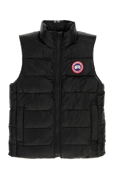 Canada Goose Youth Crofton Puffer Vest In Black