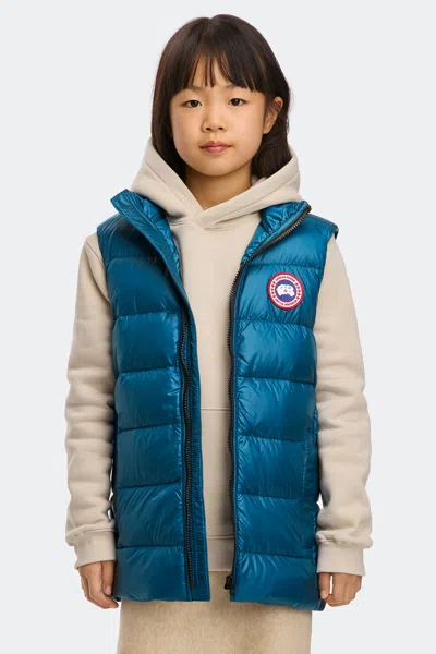 Canada Goose Youth Crofton Vest In Blue
