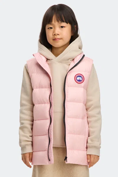 Canada Goose Youth Crofton Vest In Pink