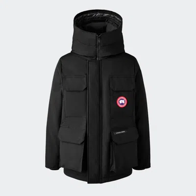 Canada Goose Youth Expedition Parka In Black