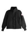 Canada Goose Zip High-neck Jacket In Black