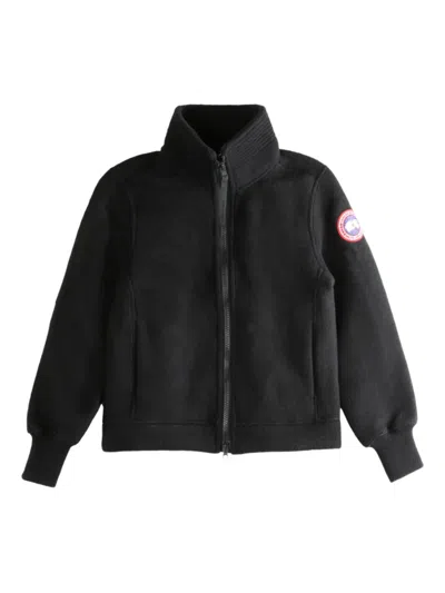 Canada Goose Zip High-neck Jacket In Black