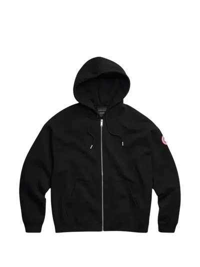 Canada Goose Zip-up Hoodie In Black