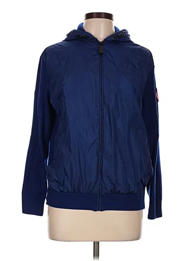 Pre-owned Canada Goose Zip Up Hoodie In Blue
