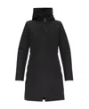 Canada Goose Zip-up Padded Down Coat In Black