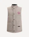 Canada Goose Men Zipped Freestyle Crew Vest In Sand