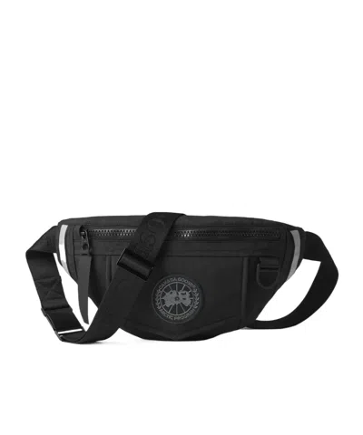 Canada Goose Zipper Waist Bag In Black
