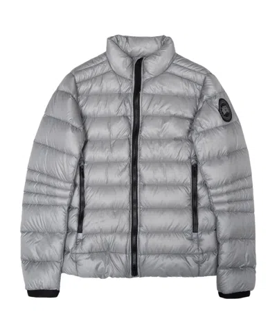 Canada Goose Zippered Down Jacket In Gray