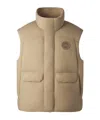 Canada Goose Zippered Down Jacket In Nude
