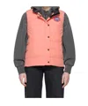 Canada Goose Zippered Down Vest In Black