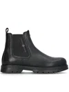 Canada Snow Mount Faden Elastic Panel Ankle Boots In Black