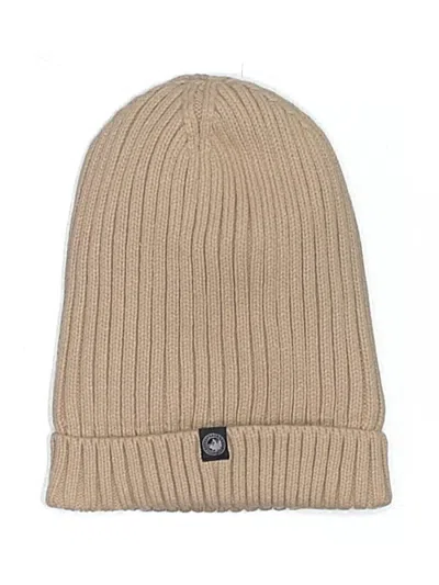 Pre-owned Canada Weather Gear Beanie Hat In Tan