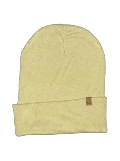 Pre-owned Canada Weather Gear Beanie Hat In Tan