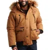Canada Weather Gear Heavyweight Bomber Jacket In Brown
