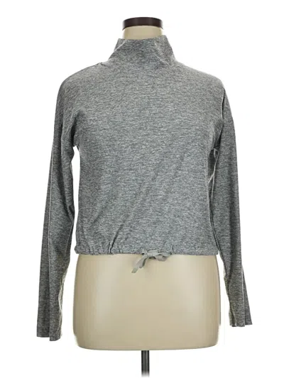 Pre-owned Canada Weather Gear Long Sleeve Turtleneck In Gray