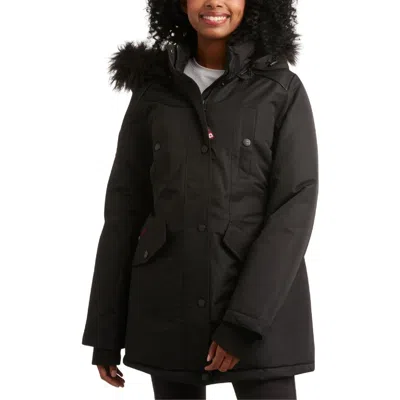 Canada Weather Gear Long Winter Jacket In Multi
