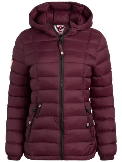 Canada Weather Gear Olcw993ec Womens Quilted Packable Glacier Shield Coat In Brown