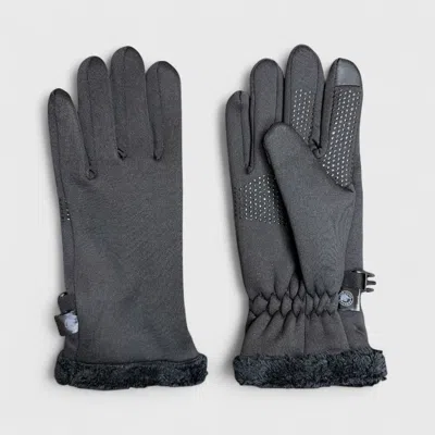 Canada Weather Gear Softshell Touchscreen Gloves In Gray