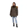Canada Weather Gear Womens Faux Fur Heavyweight Parka Coat In Multi