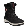 Canada Weather Gear Womens Rhodes Insulated Flat Heel Winter Boots In Black