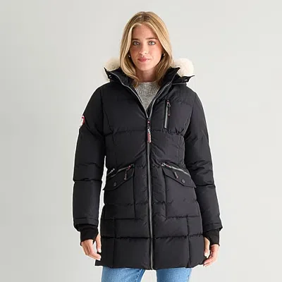 Canada Weather Gear Womens Water Resistant Heavyweight Parka In Beige
