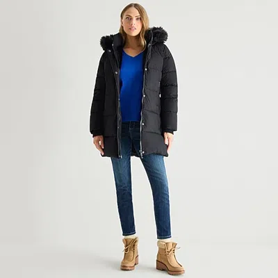Canada Weather Gear Womens Water Resistant Heavyweight Parka In Pink