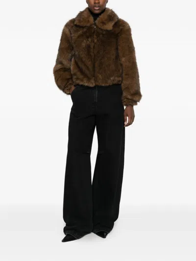 Canadian Alberta Faux-fur Jacket In Brown