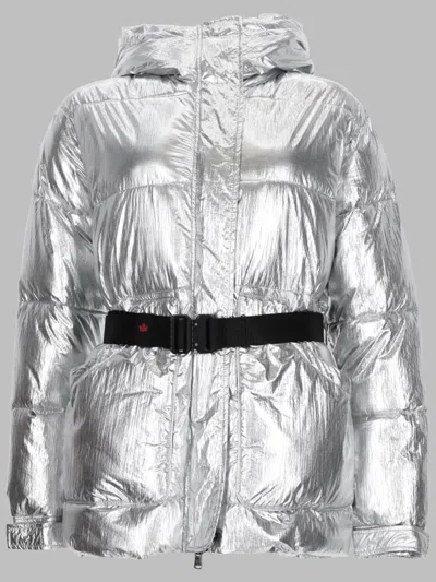 Canadian Classics Giacca Con Cintura E Cappuccio In Silver