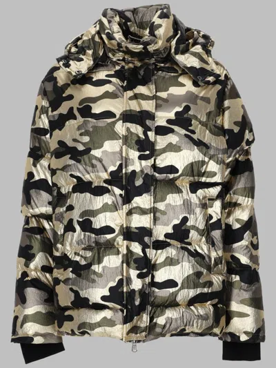 Canadian Classics Hooded Nylon Puffer Jacket In Green