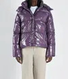 CANADIAN CLASSICS MINGAN RECYCLED JACKET IN GLOSSY VINTAGE VIOLET