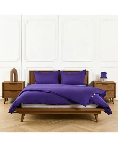 Canadian Down & Feather Company 300 Thread Count Duvet Cover Set In Purple