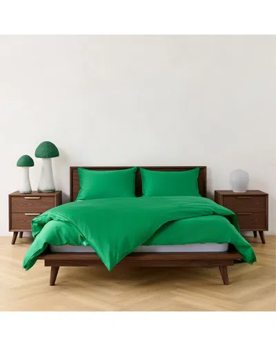 Canadian Down & Feather Company 300 Thread Count Duvet Cover Set In Green