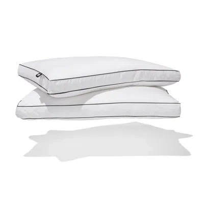 Canadian Down & Feather Company Microfiber Down Alternative Pillow - Plush Support - 2 Pack In White