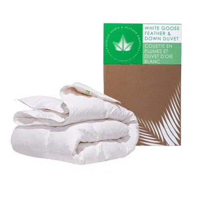 Canadian Down & Feather Company White Goose Feather & Down Duvet, Regular Weight - Full / Double In Multi