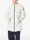 Canadian Hooded Zip Coat In Neutral