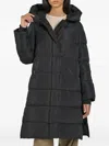 Canadian Kennedy Hooded Coat In Black