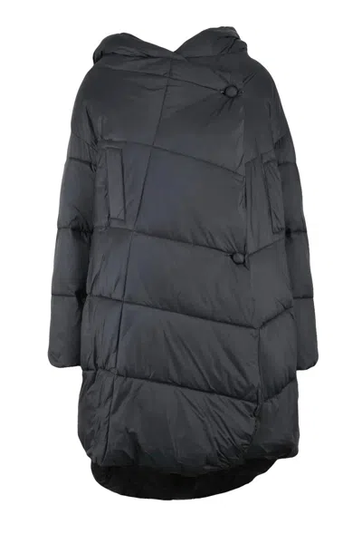 Canadian Long Down Jacket - Black In Gray