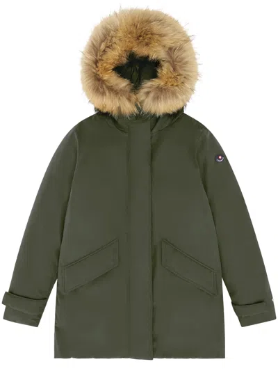 Canadiens Daphne Mid Coat In Green