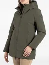 Canadiens Kate Hooded Coat In Green