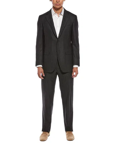 Canali 2pc Cashmere & Silk-blend Suit In Black