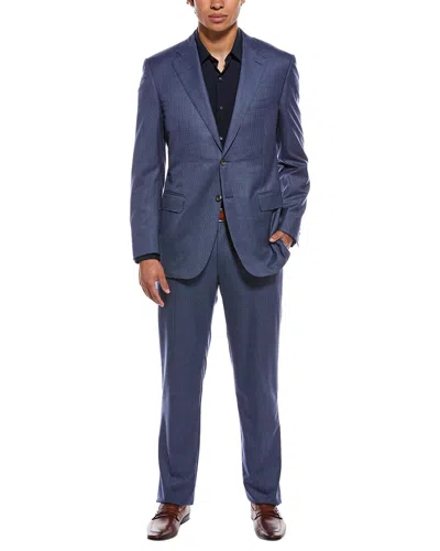 Canali 2pc Cashmere Suit In Blue
