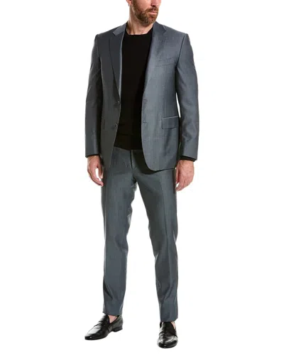 Canali 2pc Wool & Mohair-blend Suit In Grey