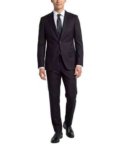 Canali 2pc Wool & Mohair-blend Suit In Brown