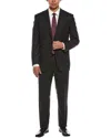 Canali 2pc Wool-blend Suit In Black