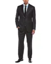 Canali 2pc Wool & Silk-blend Suit In Black