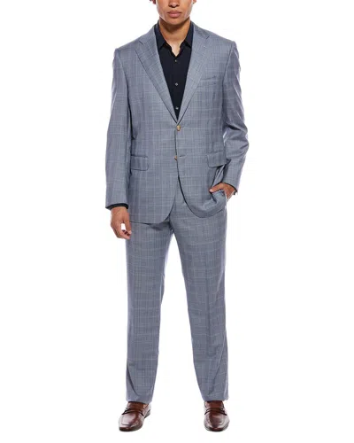 CANALI 2PC WOOL & SILK-BLEND SUIT