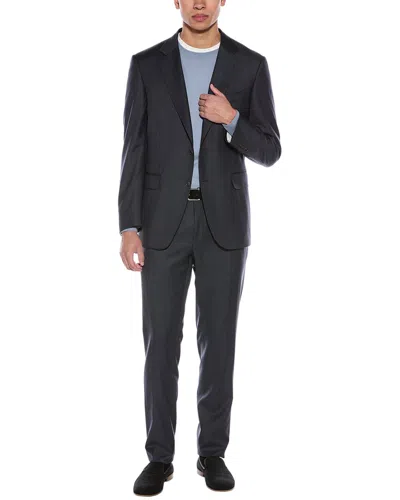 Canali 2pc Wool Suit In Gray