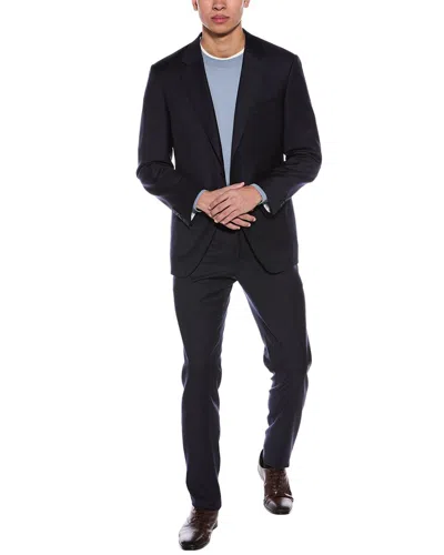 Canali 2pc Wool Suit In Blue